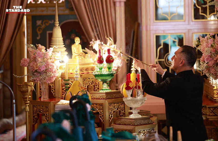 สมเด็จพระสังฆราช ทรงสังฆทานอุทิศถวายพระราชกุศล แด่สมเด็จพระพันปีหลวง 4
