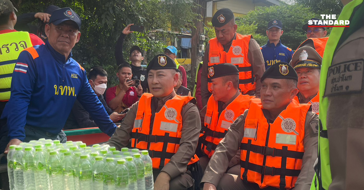 police-chief-angthong-flood-crime-prevention