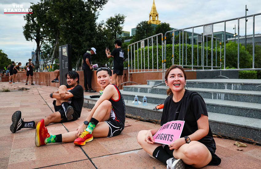 ‘Run2Free วิ่งเพื่อเสรีภาพ’ เส้นชัย รัฐสภา เรียกร้องคืนอิสรภาพผู้ต้องขังคดีการเมือง 2