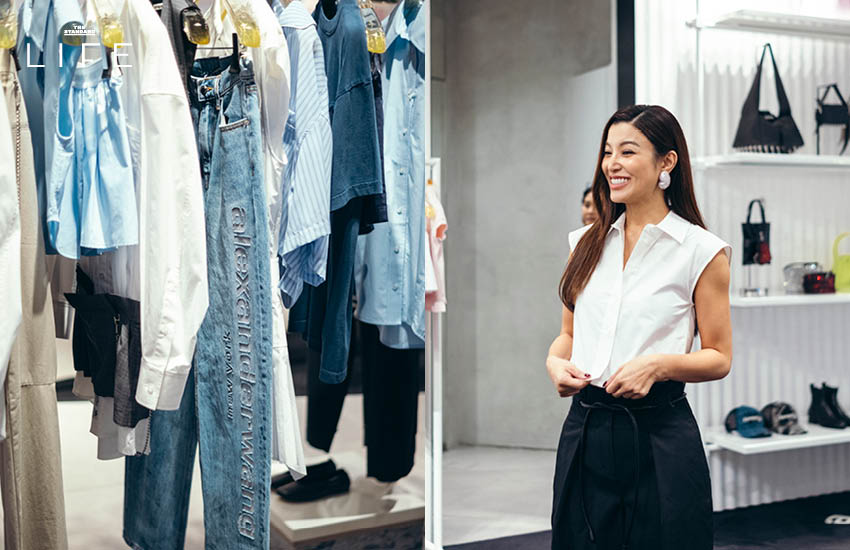 เอมมี่ มรกต ในชุดแฟชั่นที่โดดเด่น