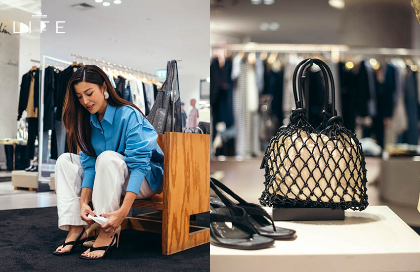 เอมมี่ มรกต ในชุดแฟชั่นที่โดดเด่น