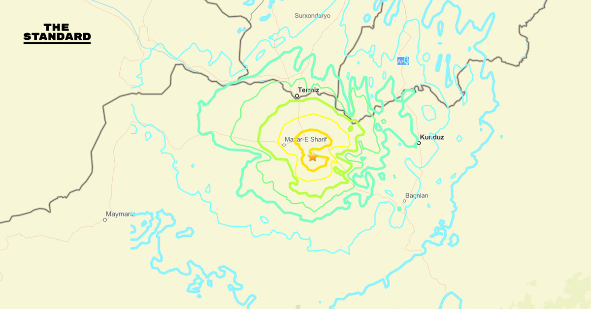 เหตุแผ่นดินไหว 6.3 ในพื้นที่ตอนเหนือของ อัฟกานิสถาน เสียชีวิตแล้ว 7 คน