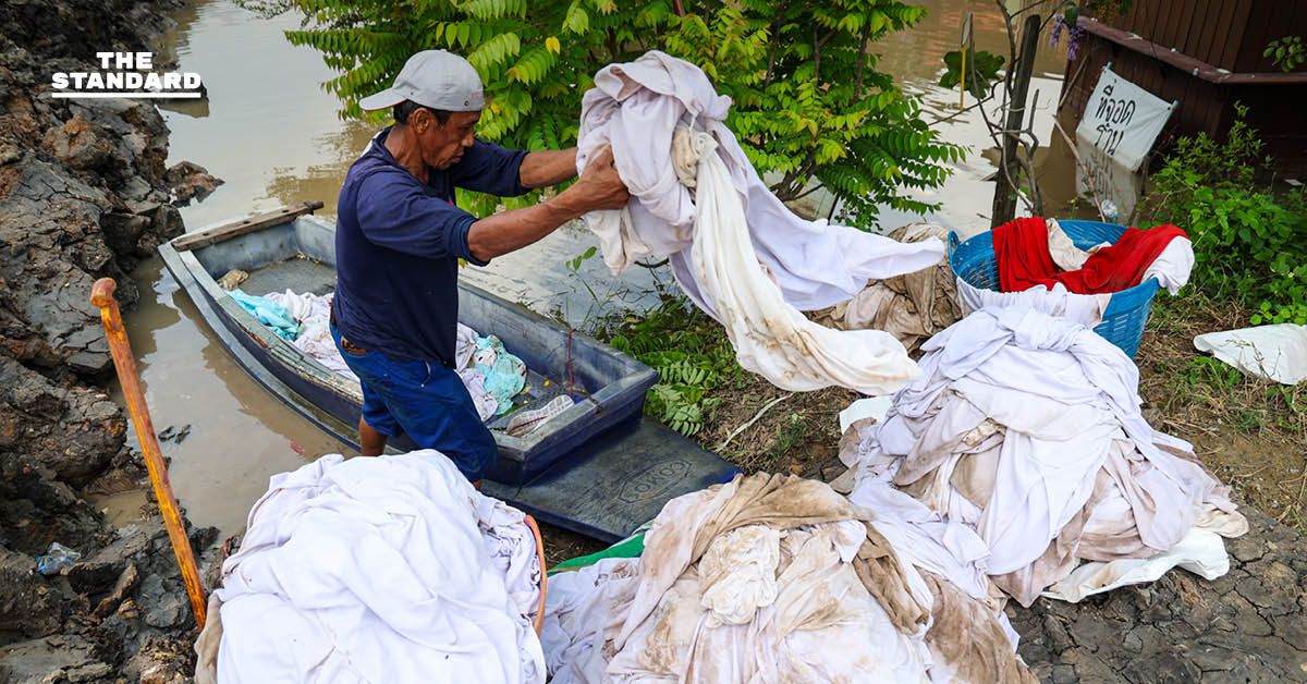 สำรวจสถานการณ์น้ำท่วม อ่างทอง ก่อนนายกฯ ลงพื้นที่เที่ยงวันนี้