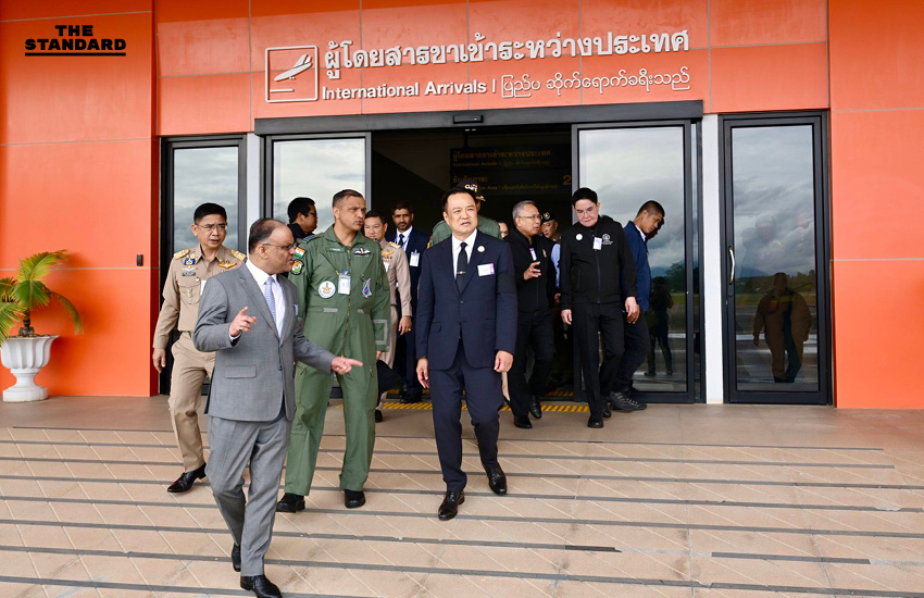 อนุทินลงพื้นที่ แม่สอด ส่ง ชาวอินเดียเหยื่อสแกมเมอร์กลับประเทศ 2