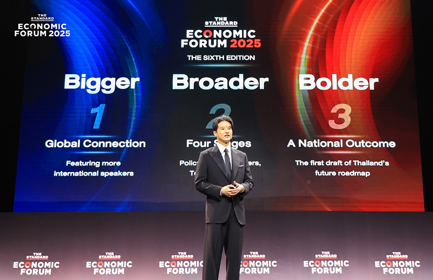 อนุทินเข้าร่วม THE STANDARD ECONOMIC FORUM 2025 พร้อมแสดงวิสัยทัศน์ ประเทศไทยในโลกใหม่ 10