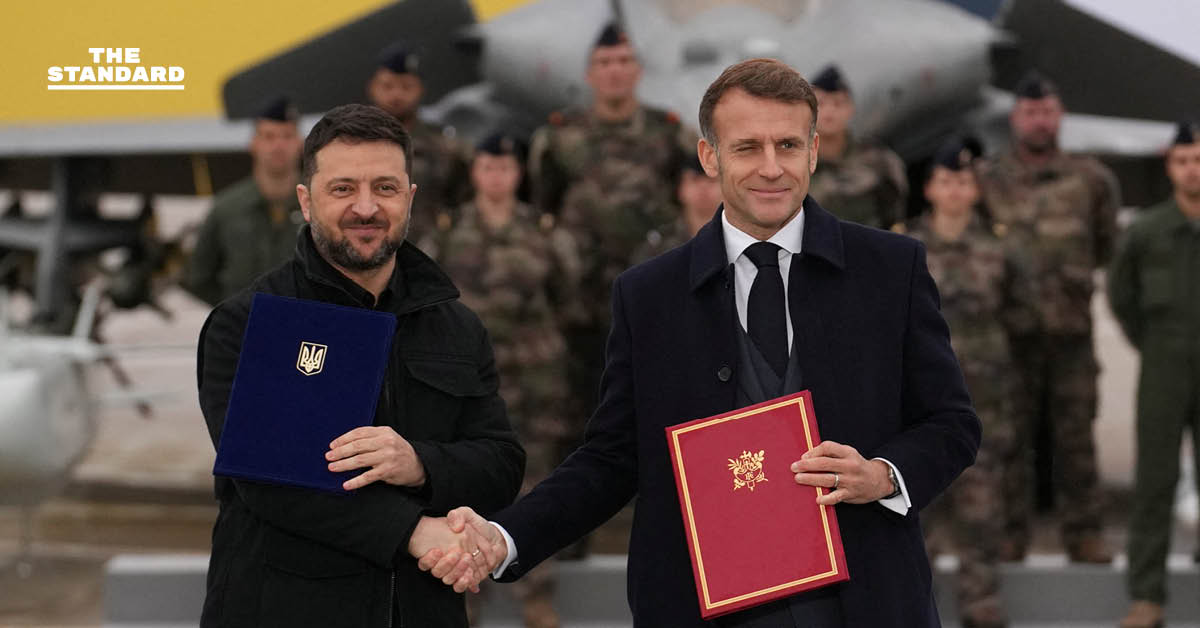 ดีลใหญ่ ยูเครนเตรียมรับเครื่องบินขับไล่ Rafale F4 สูงสุด 100 ลำจากฝรั่งเศส คาดส่งมอบแล้วเสร็จภายในปี 2035