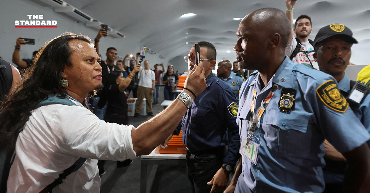 “พวกเรากินเงินไม่ได้” ชนพื้นเมืองบราซิลบุกประท้วง ปมป่าแอมะซอนถูกรุกราน กลางการประชุม COP30