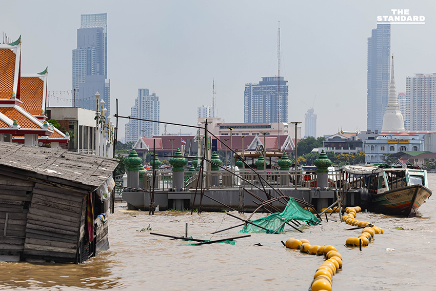 น้ำทะเลหนุนสูงซ้ำน้ำเหนือ น้ำเจ้าพระยาเอ่อท่วม ท่าเตียน กทม. สั่งทุกหน่วยเตรียมพร้อม 11 แผนรับมือฉุกเฉิน 11