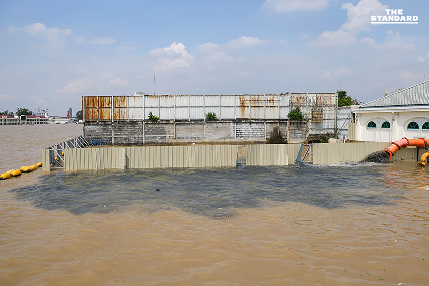 น้ำทะเลหนุนสูงซ้ำน้ำเหนือ น้ำเจ้าพระยาเอ่อท่วม ท่าเตียน กทม. สั่งทุกหน่วยเตรียมพร้อม 11 แผนรับมือฉุกเฉิน 5