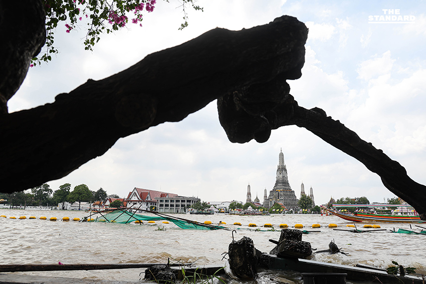 น้ำทะเลหนุนสูงซ้ำน้ำเหนือ น้ำเจ้าพระยาเอ่อท่วม ท่าเตียน กทม. สั่งทุกหน่วยเตรียมพร้อม 11 แผนรับมือฉุกเฉิน 8