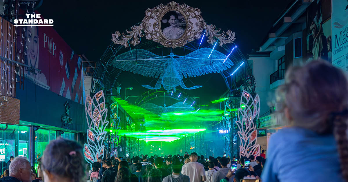 เชียงใหม่ เปิดซุ้มไฟ ‘ทิพยรัศมีเวียงพิงค์’ ต้อนรับ ยี่เป็ง 68