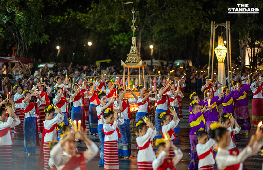 ‘ต๋ามผางปะตี้ด ส่องฟ้า ฮักษาเมือง’ จุดประทีปกว่าหมื่นดวงรอบคูเมืองเชียงใหม่ สืบสาน ประเพณียี่เป็งล้านนา 7