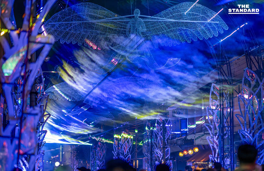 เชียงใหม่เปิดซุ้มไฟ ‘ทิพยรัศมีเวียงพิงค์’ ต้อนรับ ยี่เป็ง 68 3