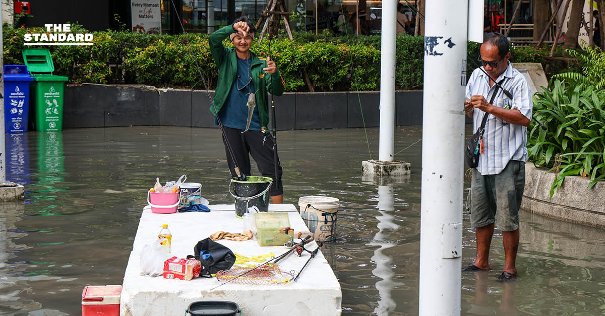 น้ำเหนือไหลสมทบจากพายุ คัลแมกี เขื่อนเจ้าพระยา เพิ่มระบาย กรุงเทพฯ ประสบน้ำทะเลหนุนสูง