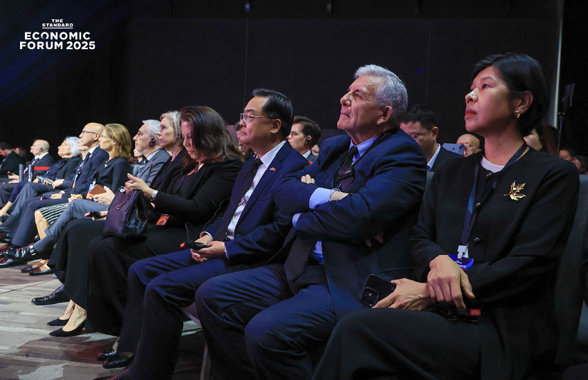 ทูต 10 ประเทศ ผู้แทนสถานทูต และองค์การระหว่างประเทศ ร่วมฟังวิสัยทัศน์นายกฯ งาน THE STANDARD ECONOMIC FORUM 2025 2