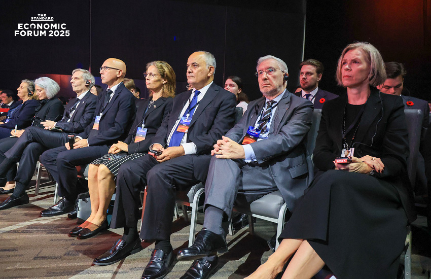 ทูต 10 ประเทศ ผู้แทนสถานทูต และองค์การระหว่างประเทศ ร่วมฟังวิสัยทัศน์นายกฯ งาน THE STANDARD ECONOMIC FORUM 2025 8