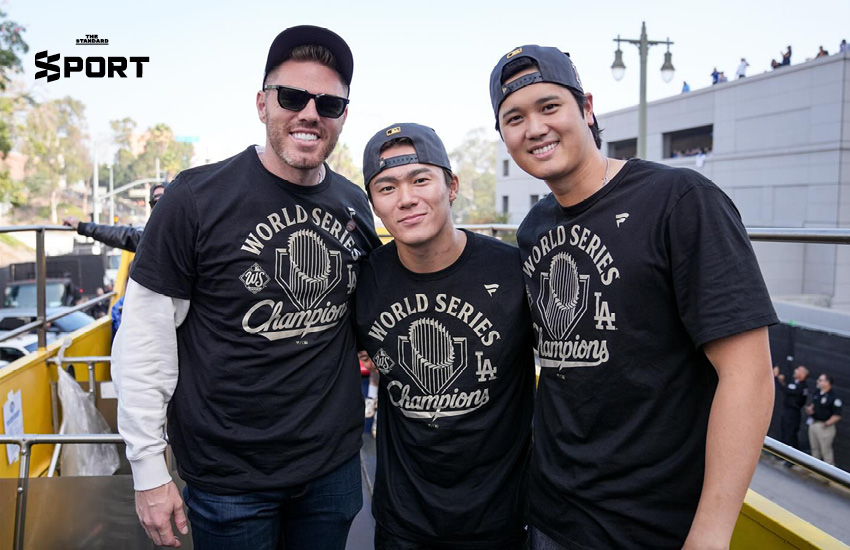 Los Angeles Dodgers Back-to-Back Champions 3