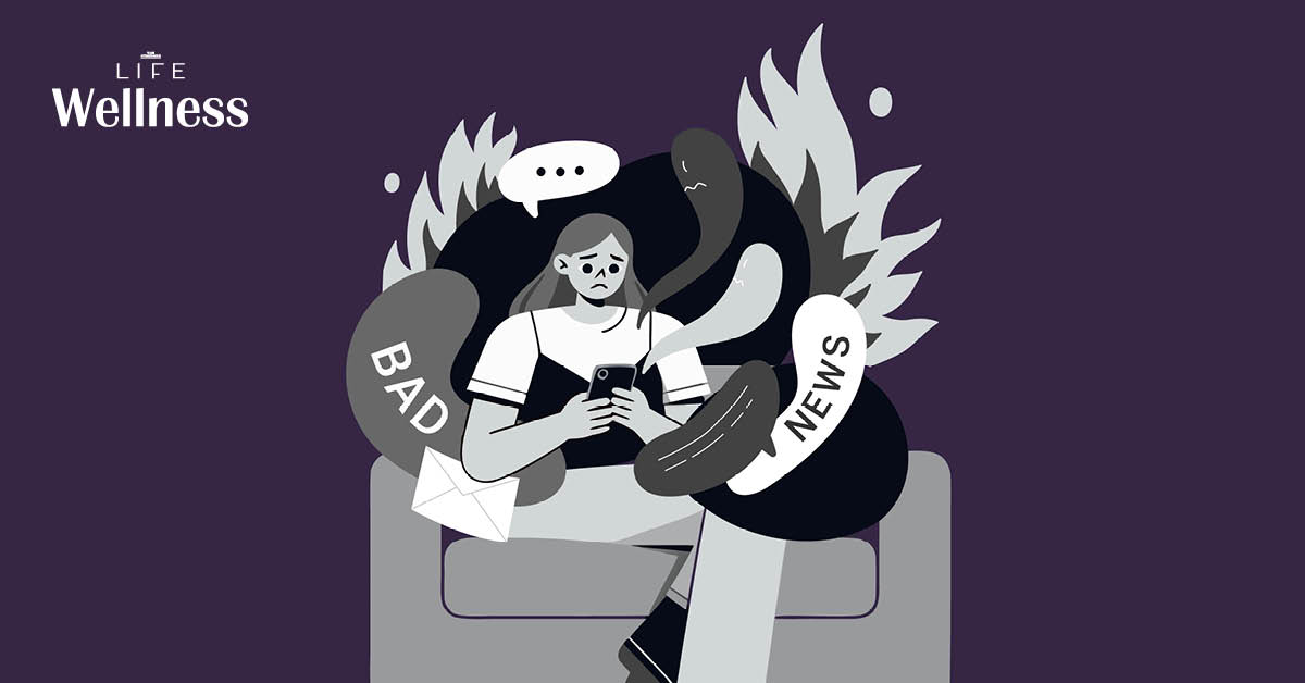 ระวัง Doomscrolling ผลกระทบทางใจที่เกิดจากการเลื่อน ฟีดเสพข่าวร้ายมากเกินไป