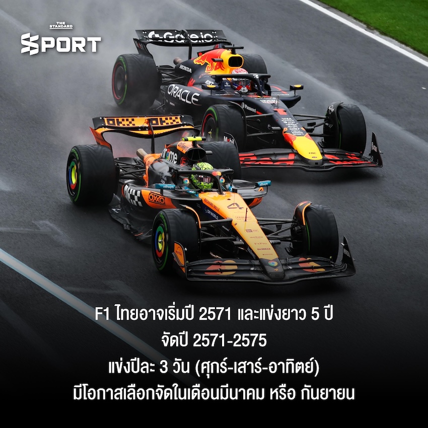 เปิดแผนโครงการ F1 Thailand GP 2028 จากแบบสอบถามของ กองประชาสัมพันธ์ กกท. 4