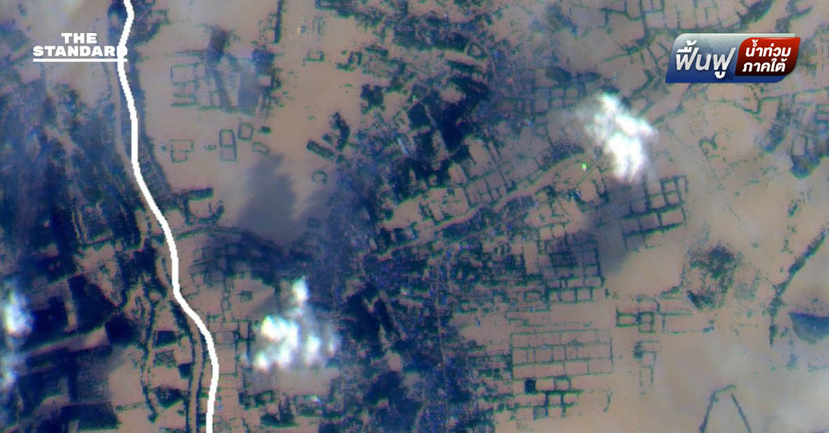 GISTDA ชี้ ถนนและทางรถไฟใน หาดใหญ่ เสียหายจากน้ำท่วมกว่า 1,200 กิโลเมตร ต้องเร่งฟื้นฟูทันทีหลังน้ำลด