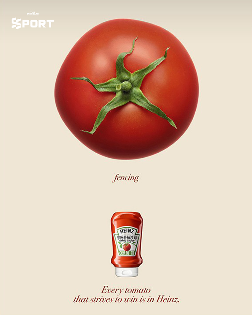 Heinz เปิดตัวแคมเปญ ‘Tomato Tribute’ เปลี่ยนมะเขือเทศ 34 ลูกให้กลายเป็นนักกีฬา ในกีฬาแห่งชาติ จีน 5