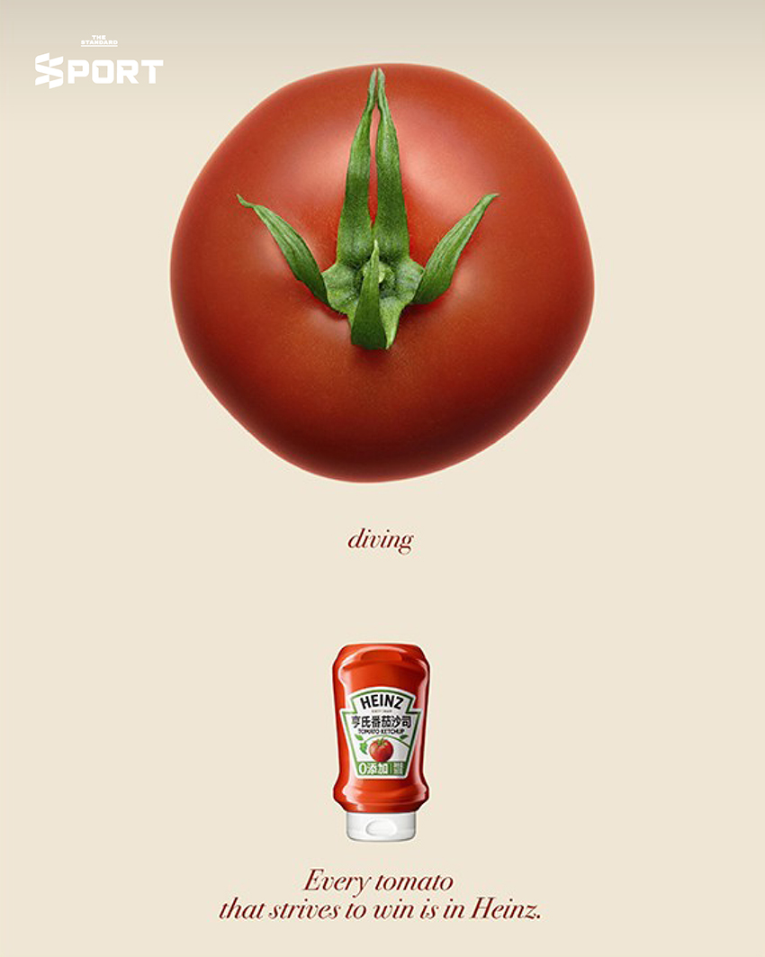 Heinz เปิดตัวแคมเปญ ‘Tomato Tribute’ เปลี่ยนมะเขือเทศ 34 ลูกให้กลายเป็นนักกีฬา ในกีฬาแห่งชาติ จีน 7