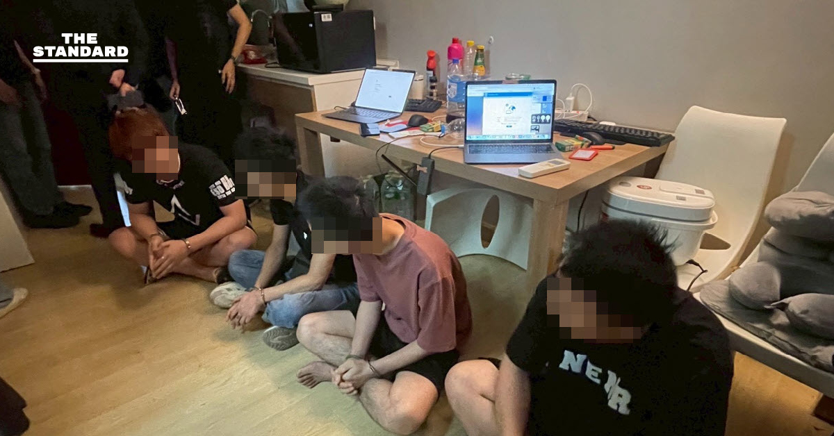 ตำรวจบุกจับยาเสพติด เจอ แก๊งจีนเทาเปิดเว็บพนันข้ามชาติกลางห้วยขวาง