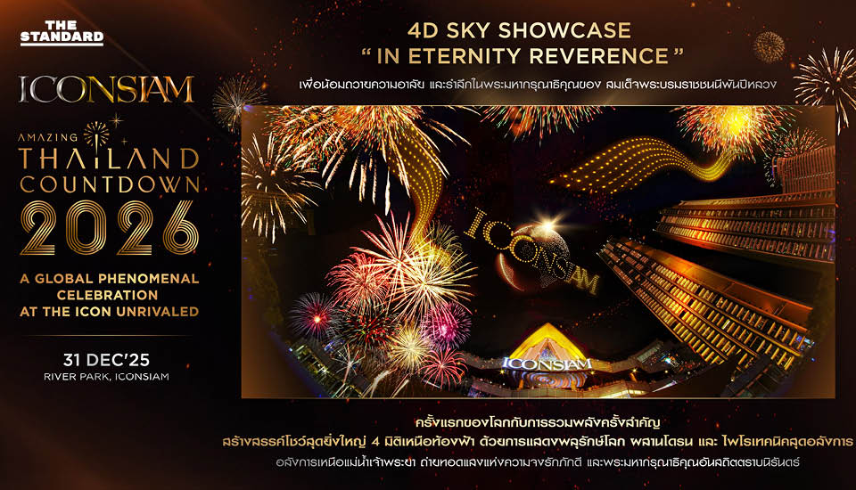 Applying the specified rule add a space before proper nouns that follow a verb strictly: 1. **ไอคอนสยาม** is a proper noun, but it is the subject of the sentence, not following a verb. 2. **ผนึกกำลัง** is a verb phrase. It is followed by **ภาครัฐ-เอกชน**, which is a general noun phrase (government-private sector), not a specific proper noun. So, no space is added here. 3. **จัด** is a verb. It is followed by **เซอร์ไพรส์ใหญ่**, which is a common noun phrase (big surprise), not a specific proper noun. So, no space is added here. 4. **Amazing Thailand Countdown 2026** is a proper noun (the name of an event). However, it is preceded by **ใน**, which is a preposition (in), not a verb. Therefore, according to the specific rule provided, no space is added before it. Based on the strict application of the rule add a space before proper nouns that follow a verb, there are no instances in this headline where a proper noun immediately follows a verb. Therefore, the reformatting results in no changes to the original text. Headline: ไอคอนสยาม ผนึกกำลังภาครัฐ-เอกชน จัดเซอร์ไพรส์ใหญ่ ใน Amazing Thailand Countdown 2026 [ADVERTORIAL] 3