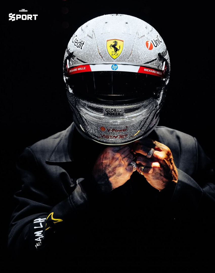 Lights Up Vegas หมวกลายพิเศษของ ลูอิส แฮมิลตัน พร้อมซิ่ง เมืองแสงไฟ 2