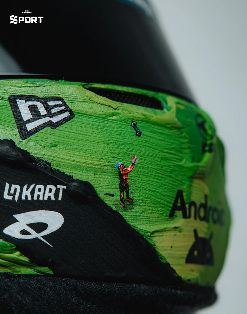 LN x WB หมวกพิเศษฉลองเรซที่ 150 ของ แลนโด นอริส 3