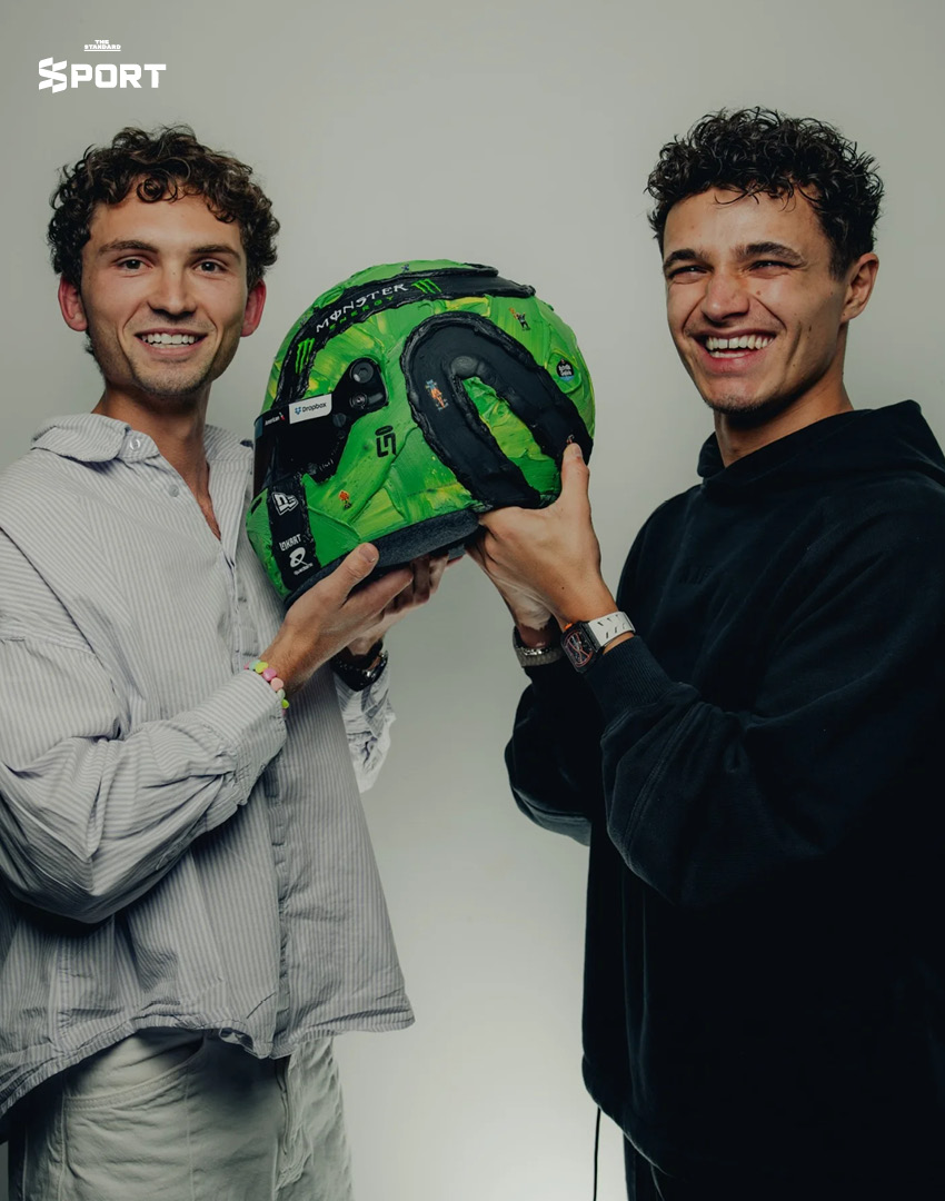 LN x WB หมวกพิเศษฉลองเรซที่ 150 ของ แลนโด นอริส 4