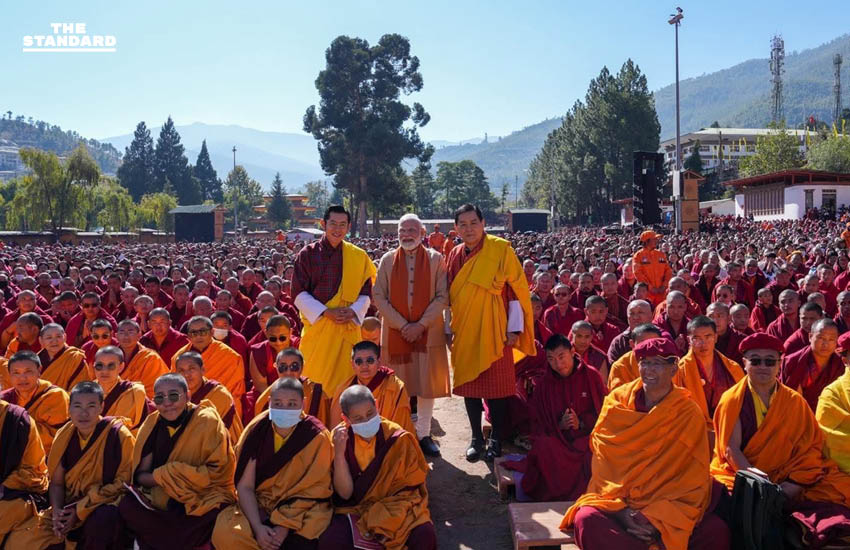 คณะสงฆ์ไทย 21 รูป ร่วม พิธีกาลจักร มนตราภิเษกเพื่อสันติภาพ ณ ภูฏาน 3