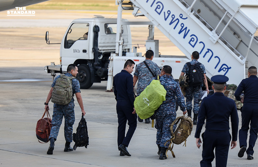 นายกฯ บิน สงขลา รอบ 3 ขนสิ่งของ-เจ็ตสกี เต็มลำ C-130 ระดมกำลังรับมือวิกฤตน้ำท่วม หาดใหญ่ 3