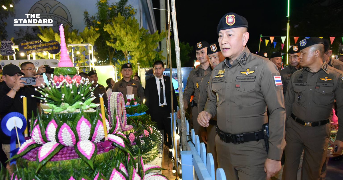 ผบ.ตร. ตรวจความเรียบร้อยงาน ลอยกระทง คลองเปรมประชากร ยืนยัน 2,880 จุดทั่วประเทศสงบเรียบร้อยดี