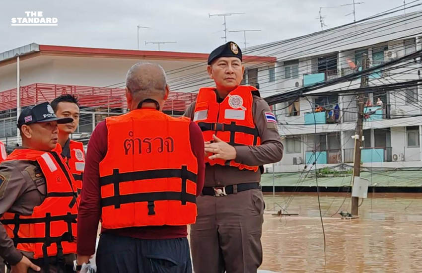 ผบ.ตร. สั่งตั้งสายตรวจทางน้ำ เฝ้าบ้านชาว หาดใหญ่ ป้องกันโจรขโมยของช่วงน้ำท่วม 3