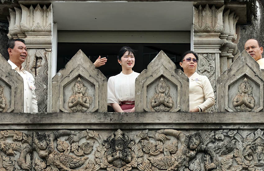 เจ้าหญิงไอโกะแห่งราชวงศ์ญี่ปุ่น เสด็จฯ เยือน สปป.ลาว ในโอกาสเสด็จฯ เยือนต่างประเทศอย่างเป็นทางการครั้งแรก 4