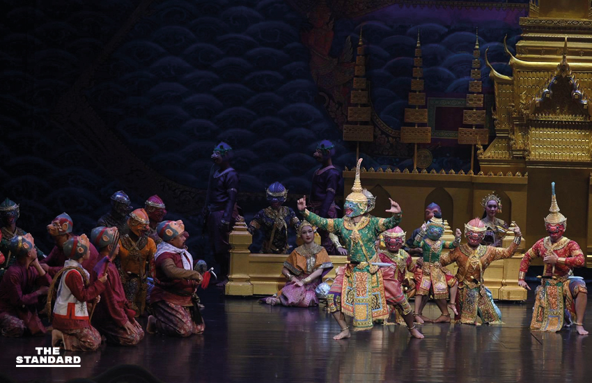 เจ้าฟ้าสิริวัณณวรีฯ เสด็จทอดพระเนตร โขนมูลนิธิส่งเสริมศิลปาชีพฯ เรื่องรามเกียรติ์ ตอน ‘สัตยาพาลี’ เพื่อน้อมสำนึกในพระมหากรุณาธิคุณ สมเด็จพระพันปีหลวง 6