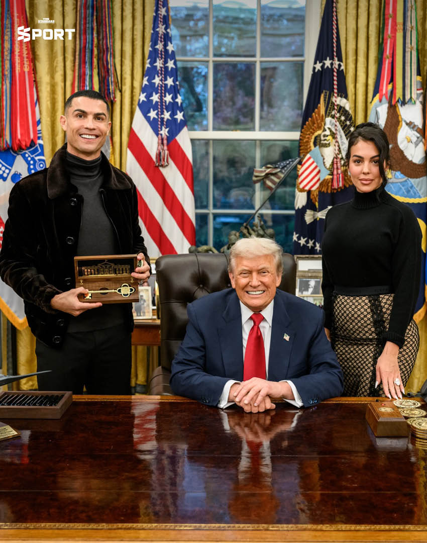 คริสเตียโน โรนัลโด เยือน ทำเนียบขาว พบ ประธานาธิบดีโดนัลด์ ทรัมป์ 1