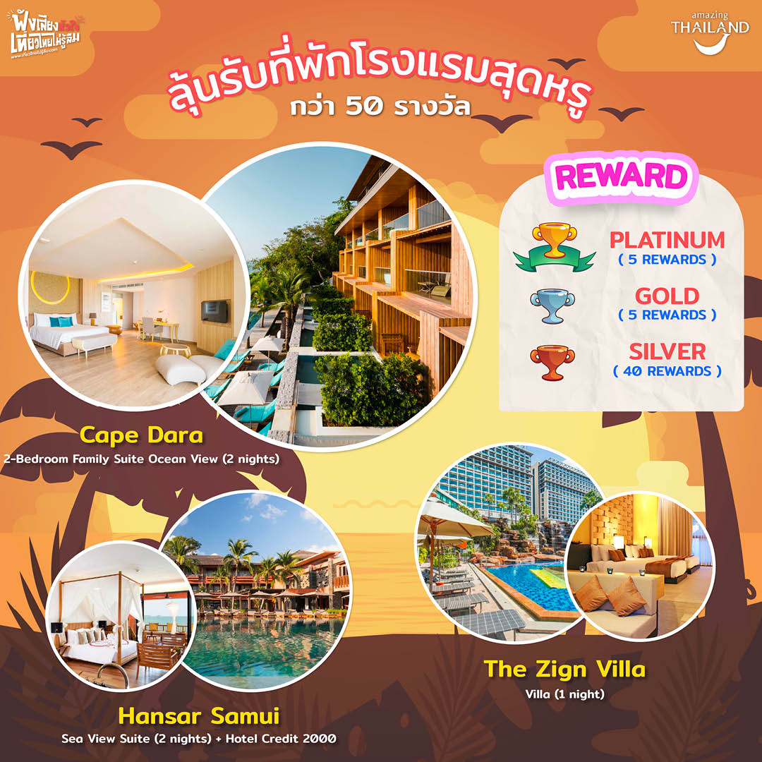 ททท. ชวนแชร์ทริปเที่ยวไทยที่หัวใจไม่เคยลืม & แต่งไทยเที่ยวไทย ลุ้นที่พักกว่า 50 รางวัล ถึง 15 พ.ย. นี้ 3