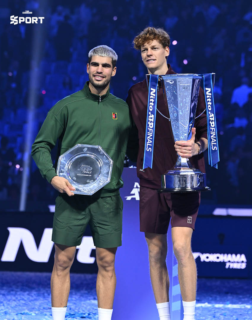 ซินเนอร์ ฉลองแชมป์ ATP Finals 2