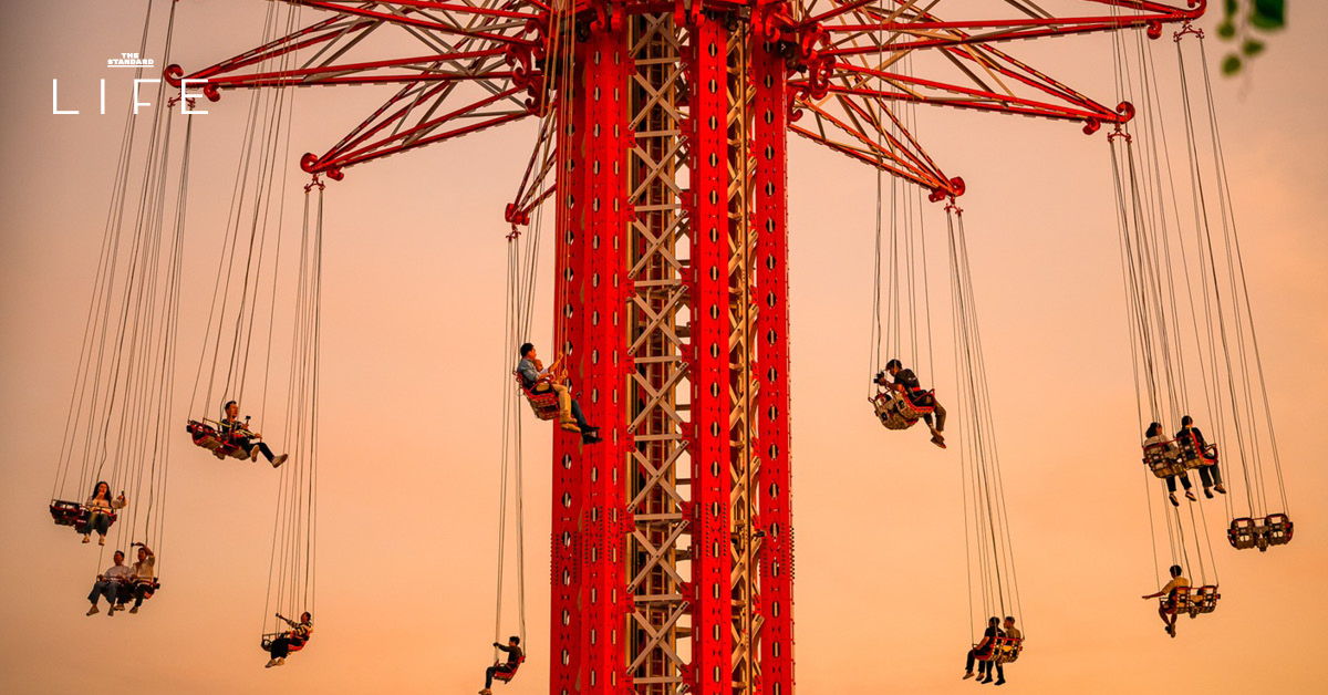 ‘Skyflyers’ เครื่องเล่นใหม่จาก Asiatique ที่ทำให้ คนไทยบินได้