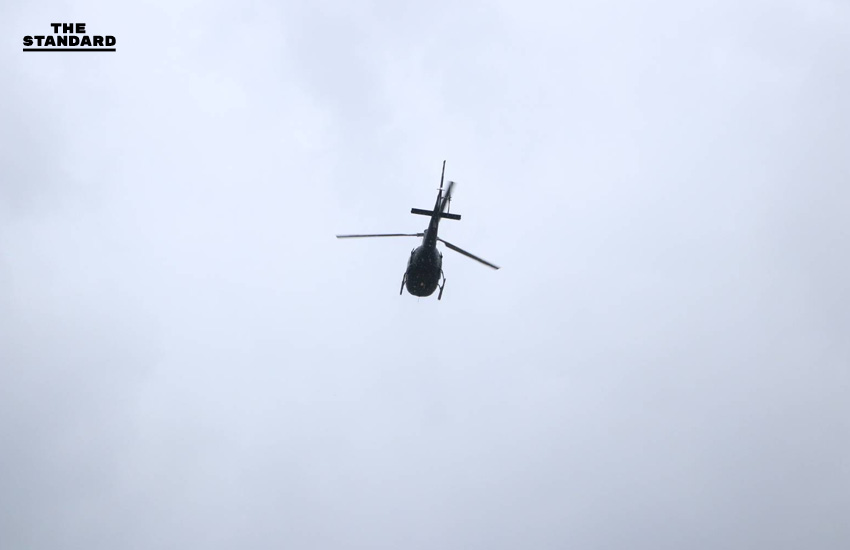 กองทัพภาคที่ 4 ส่งเฮลิคอปเตอร์ลำเลียงอาหาร-ออกซิเจน ช่วย รพ.หาดใหญ่-ประชาชนประสบภัยอุทกภัย สงขลา 6