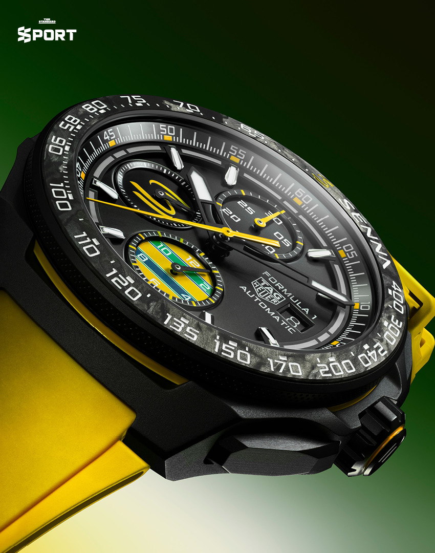 TAG Heuer เปิดตัวนาฬิการุ่นพิเศษ รำลึก ตำนานไอร์ตัน เซนนา 1