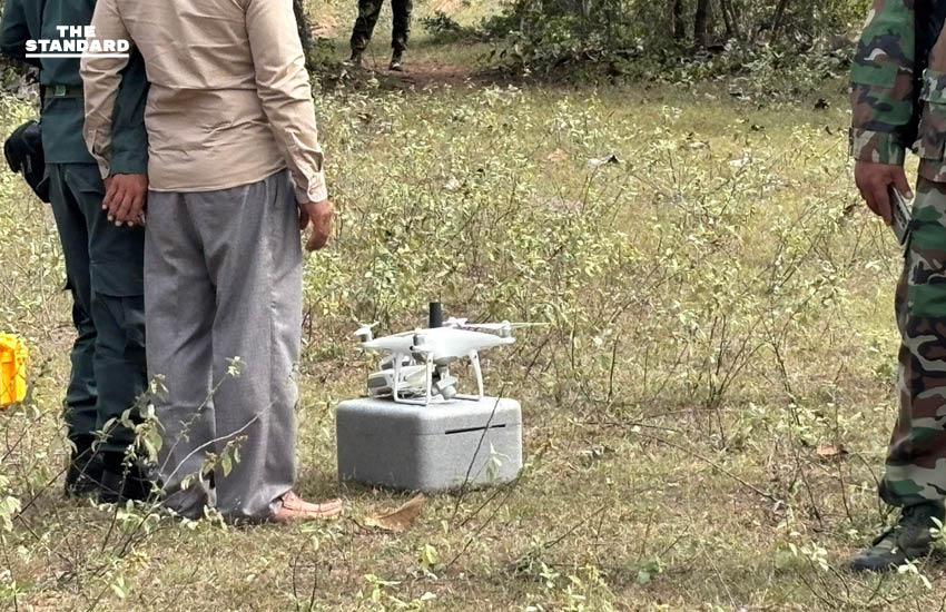 ไทย-กัมพูชา ลุยสำรวจปักหมุดเขตแดนชั่วคราว ประเดิมวันแรก หลักเขต 42 รังวัดได้ 8 จุด พบอุปสรรคลมแรง-ป่าทึบ 1
