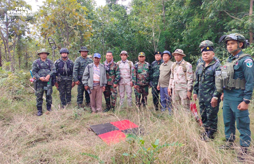 **ชุดสำรวจและปักหมุดชั่วคราว ไทย-กัมพูชา คืบหน้า 81.93%** 3