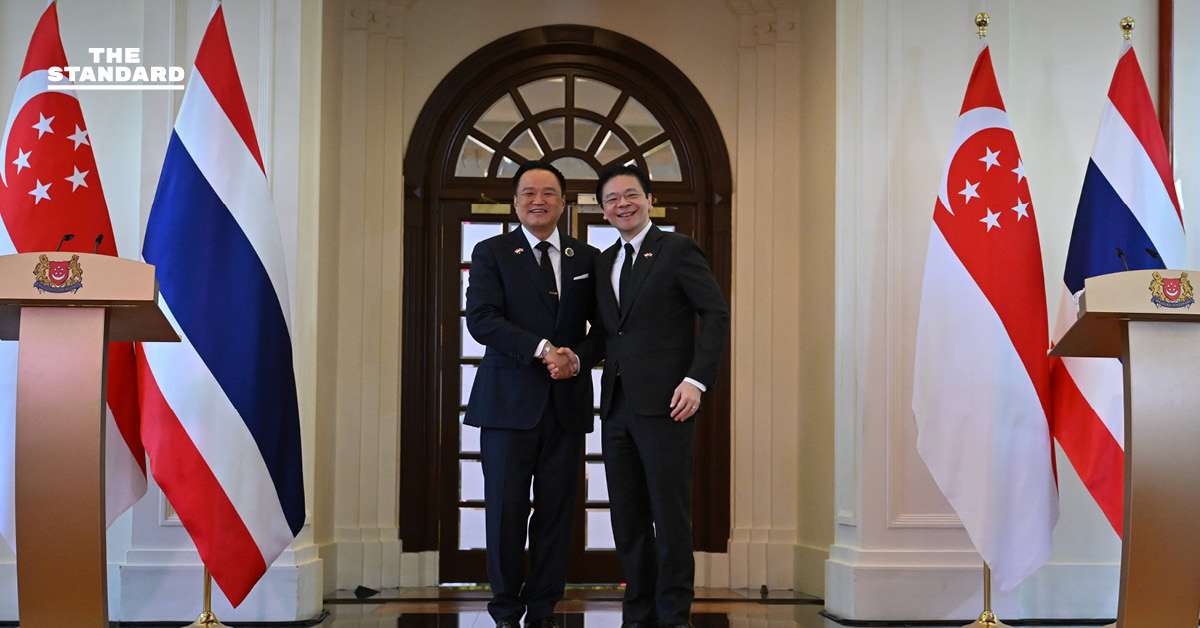 ไทย-สิงคโปร์ ลงนาม 2 บันทึกความร่วมมือ ยกระดับความสัมพันธ์ ครบ 60 ปี เดินหน้าความร่วมมือ ด้านการค้าข้าว-สาธารณสุขผู้สูงอายุ