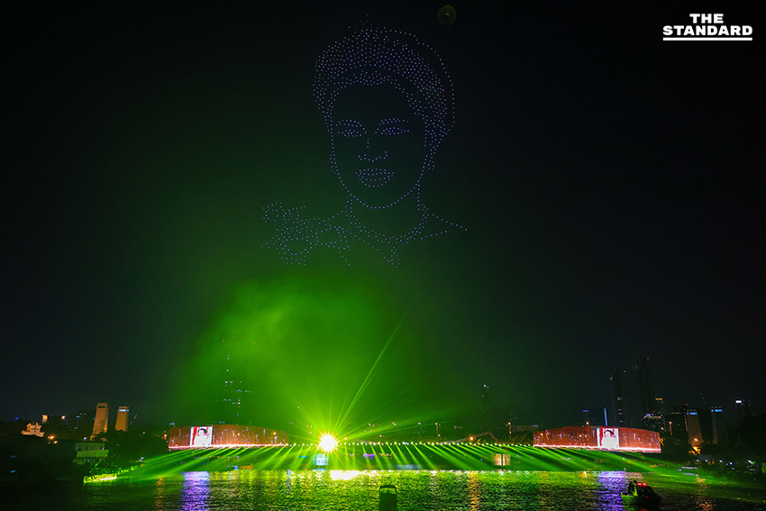 เริ่มแล้ว วิจิตรเจ้าพระยา 2568 การแสดงโดรนตระการตา น้อมรำลึก ในพระมหากรุณาธิคุณ 1