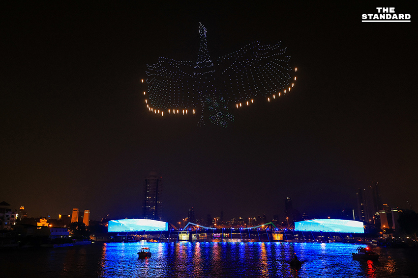 เริ่มแล้ว วิจิตรเจ้าพระยา 2568 การแสดงโดรนตระการตา น้อมรำลึก ในพระมหากรุณาธิคุณ 3