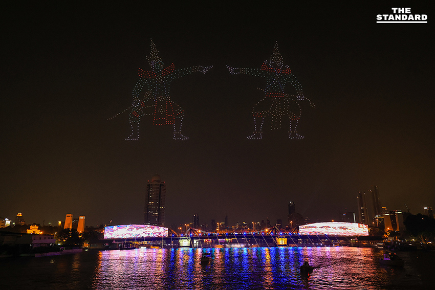 เริ่มแล้ว วิจิตรเจ้าพระยา 2568 การแสดงโดรนตระการตา น้อมรำลึก ในพระมหากรุณาธิคุณ 6