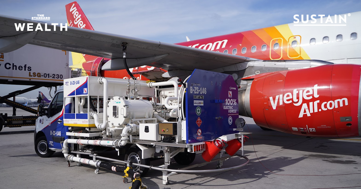 เวียตเจ็ทไทยแลนด์ จับมือ OR ประเดิมใช้ ‘น้ำมันเครื่องบินยั่งยืน’ (SAF) ในเส้นทาง กรุงเทพฯ-ฟูโกว๊ก แล้ว เล็งขยายสู่ คัมรานห์และดานังต่อไป